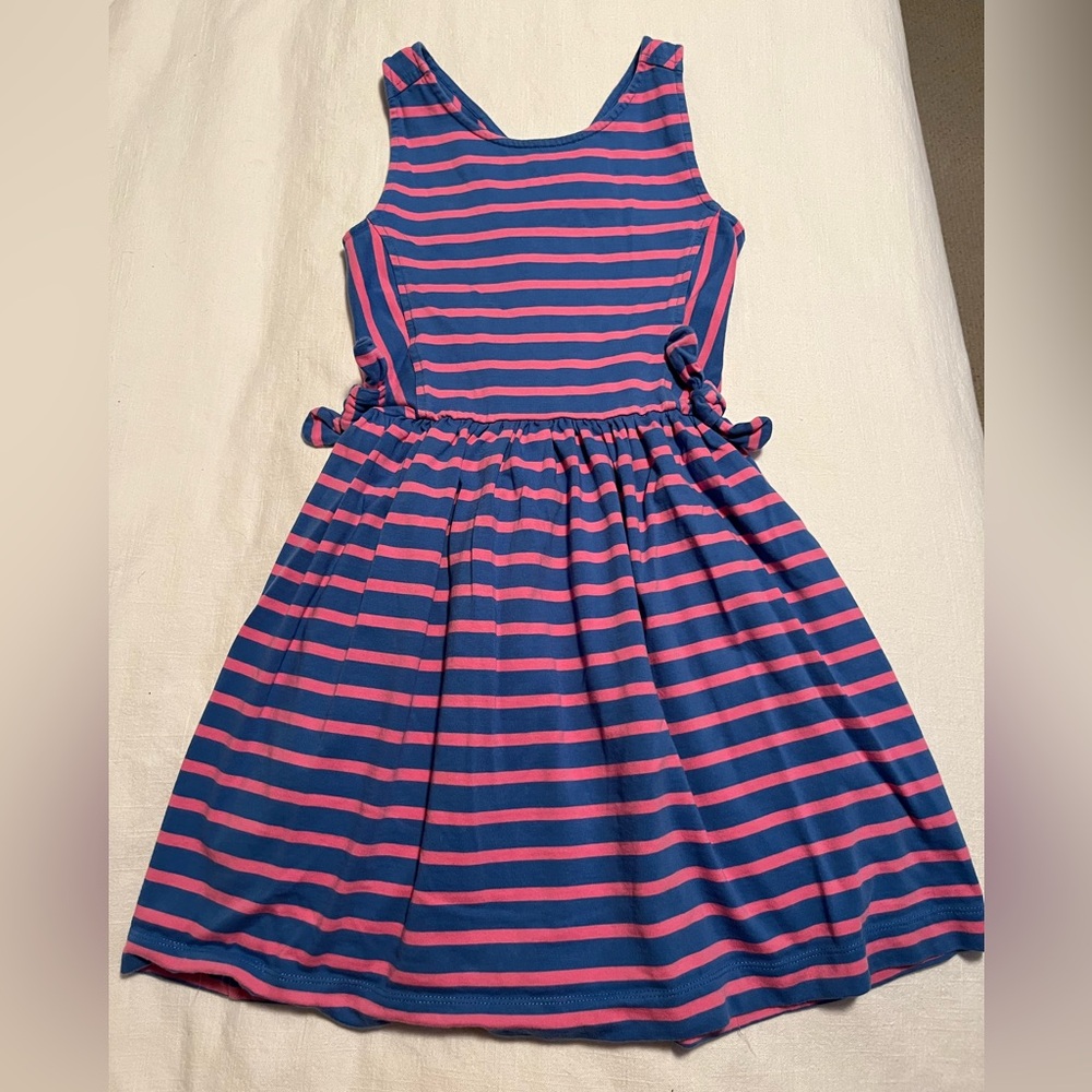 Crewcuts girls cotton striped dress 🩷💙
Size 10